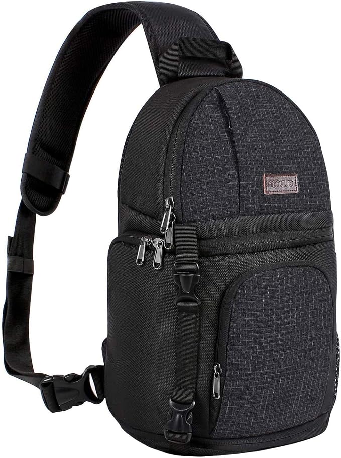MOSISO Camera Sling Bag, DSLR/SLR/Mirrorless Camera Backpack Case Shockproof by MOSISO