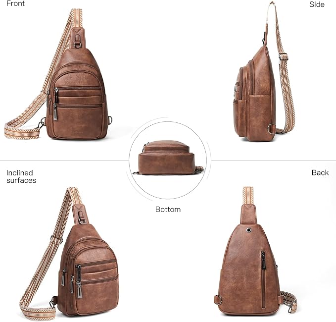Sling Bag for Women Crossbody Bags Fanny Packs Over Shoulder Bag Sling Purse - Image 5