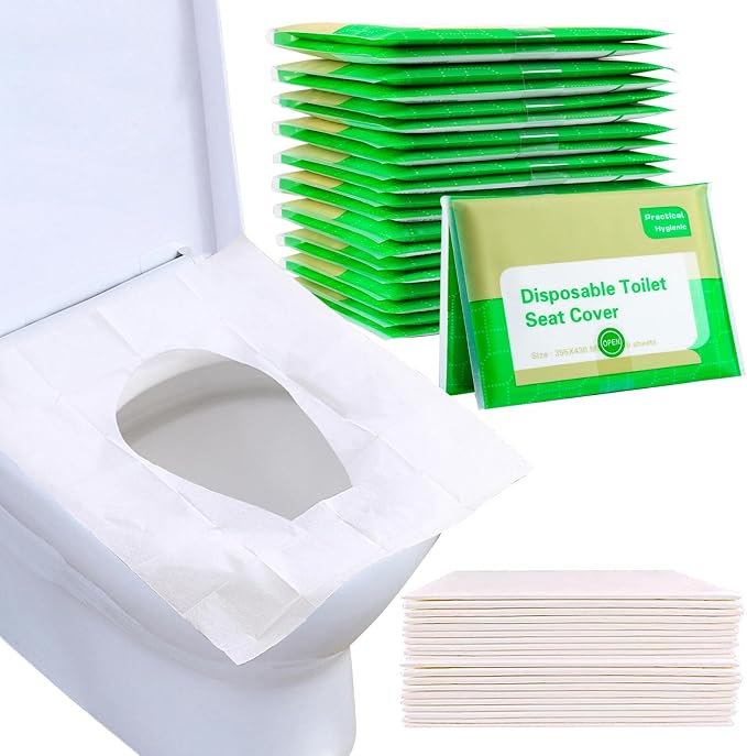 YGDZ Toilet Seat Covers Disposable, Travel Essential Accessories by YGDZ