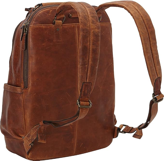 FRYE Logan Backpack Backpack Cognac Antique Pull Up One Size - Image 5