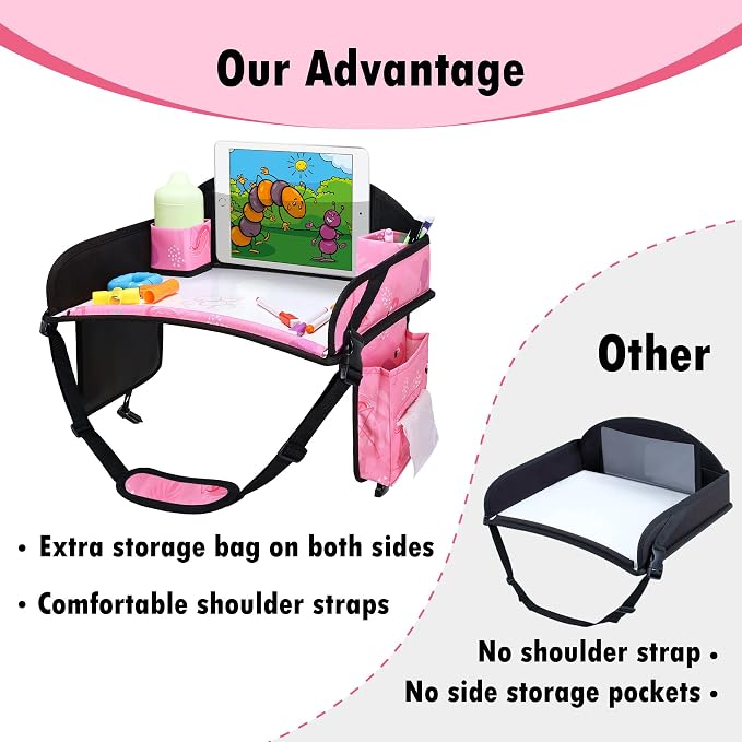 Kids Travel Tray, Car Seat Tray - Image 5