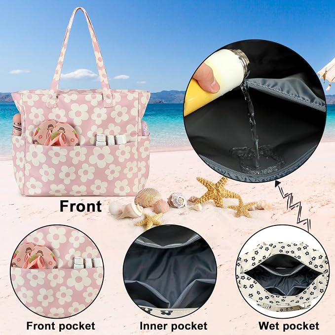 Waterproof Beach Tote Pool Bags - Image 2