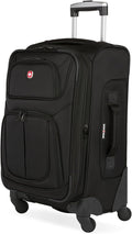 SwissGear Sion Softside Expandable Luggage, Checked-Medium 25-Inch by SwissGear