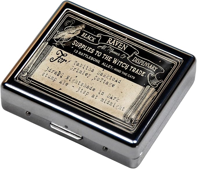 Silver Vintage Pill Box 7 Day Metal Pill Box - Image 3