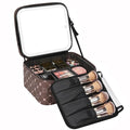Relavel Travel Makeup Bag With LED Mirror, Portable Cosmetic Organizer Bag with by Relavel