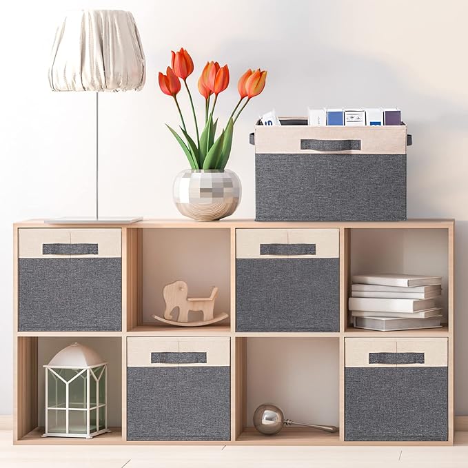 GhvyenntteS Large Fabric Storage Bins - Image 7