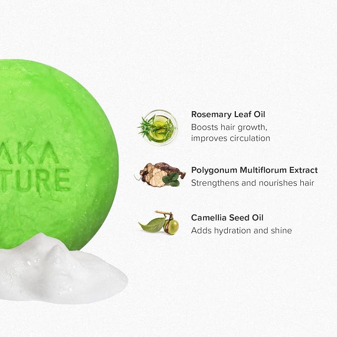Maka Nature Low-Carbon Shampoo Bar | Korean K-Beauty Haircare - Image 2
