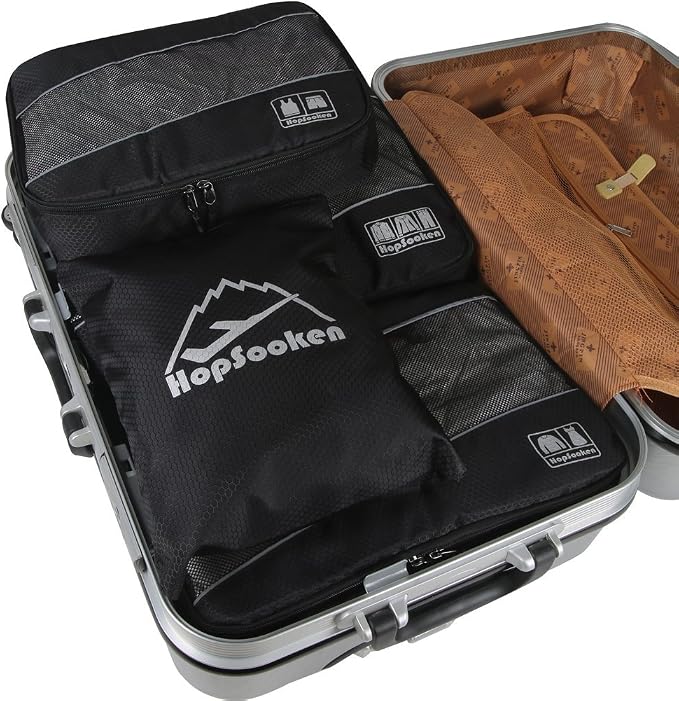 5 Set Packing Cubes for Travel Large Suitcase Luggage Organizer Bags Travel - Image 3