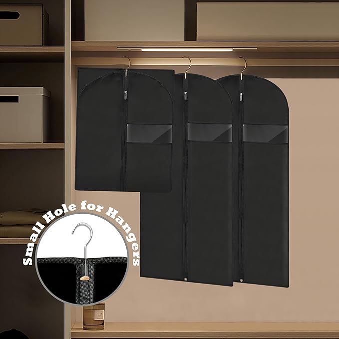 Garment Bags for Hanging Clothes, Dress Bags for Gowns Long, 2 Pack - Image 5