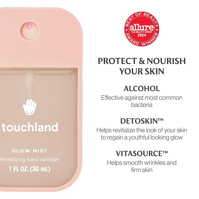 Touchland Glow Mist + Gentle Mist + White Mist Case, Scented and Stylish - Image 6