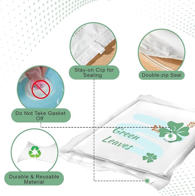 20 Pack Vacuum Storage Bags for Clothing Travel - Image 6