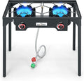 High Pressure Double Propane Burner Outdoor Camping Stove by COOKAMP