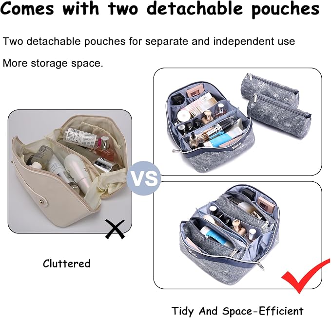 Travel Makeup Bag Cosmetic Bags - Image 6