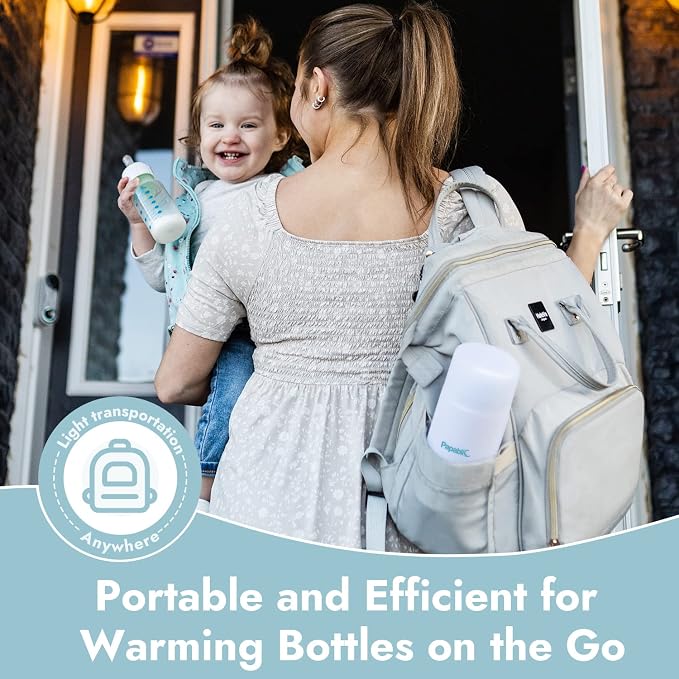 Papablic Portable Travel Baby Bottle Warmer On The Go, Fits Most Car Cup Holders - Image 3