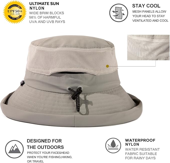 TOP-EX XL/XXL Women’s Wide Brim Bucket Sun Hat - Image 6