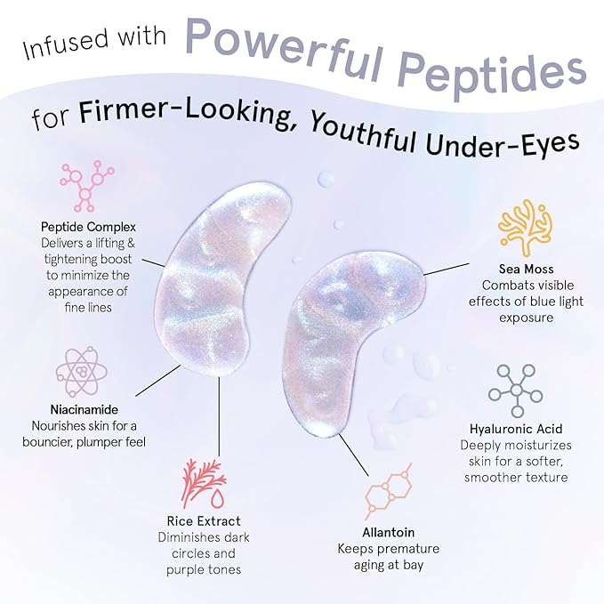 grace & stella Peptide Under Eye Patches - Image 5