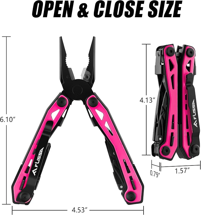 FLISSA 16-in-1 Pink Multi Tool Pliers, Gift - Image 2