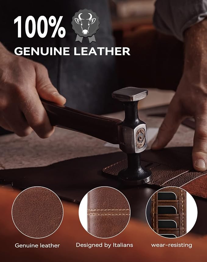 Swallowmall Mens Wallet Rfid Blocking Leather Wallet - Image 6
