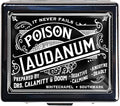 Silver Vintage Pill Box 7 Day Metal Pill Box by DingRound