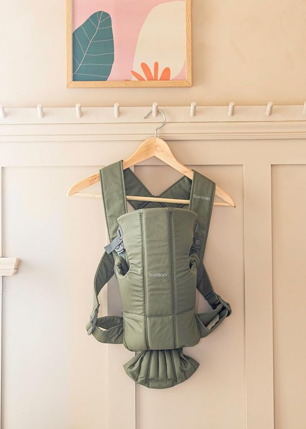 BabyBjörn Baby Carrier Mini, Dark Green - Image 9