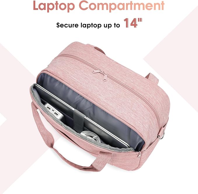 Narwey 18" Carry on Bag with Laptop Compartment 14 Inch Travel Duffel Bag - Image 4