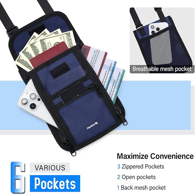Hanke Passport Holder, Travel Wallet - Image 3