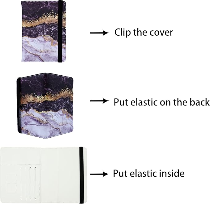 Passport Holder for Women and Men PU Leather Passport Cover for Travel - Image 3