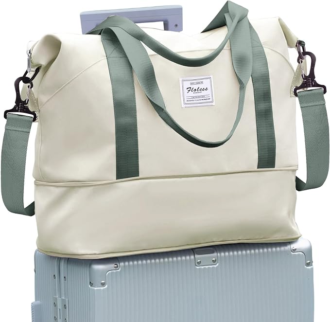 Travel Duffel Bag, Sports Tote Gym Bag, Shoulder Weekender Overnight Bag by WONHOX