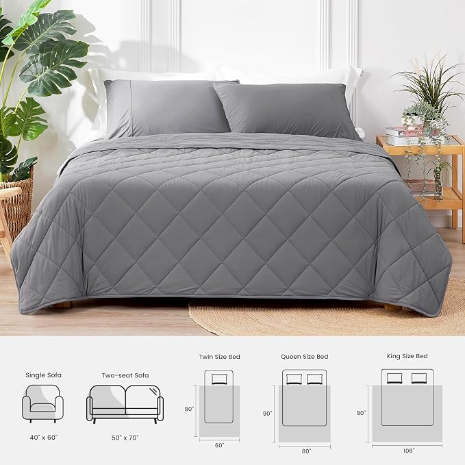 Cozy Bliss Cooling Blanket for Hot Sleepers, Q-Max 0.4 Cooling Comfort King Size - Image 9