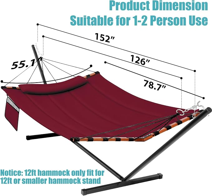 TegerDeger 12FT 2 Person Hammock - Image 6