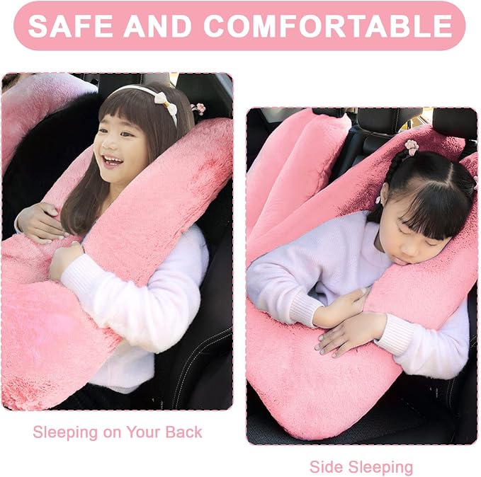 Car Pillow for Kids – Comfort Travel Pillow for Car – Soft Cotton Support - Image 4
