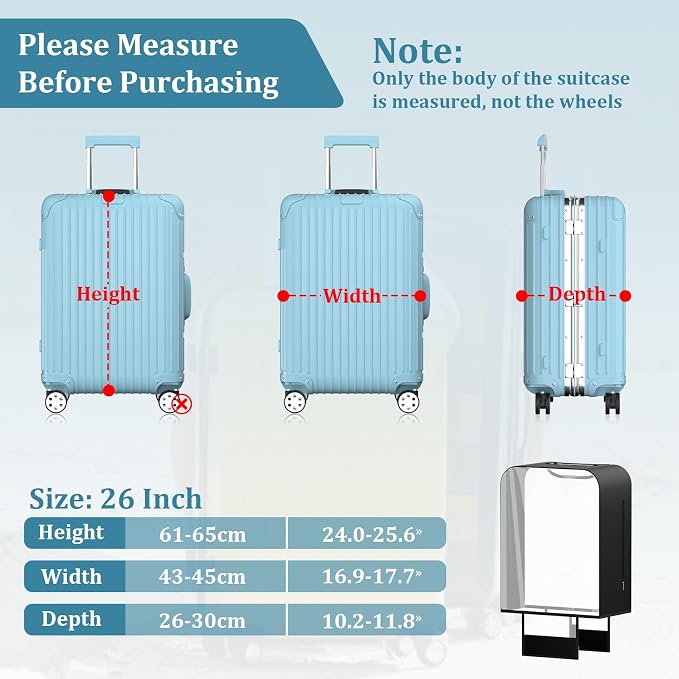 Upgraded Elastic Luggage Cover Protector - Image 2