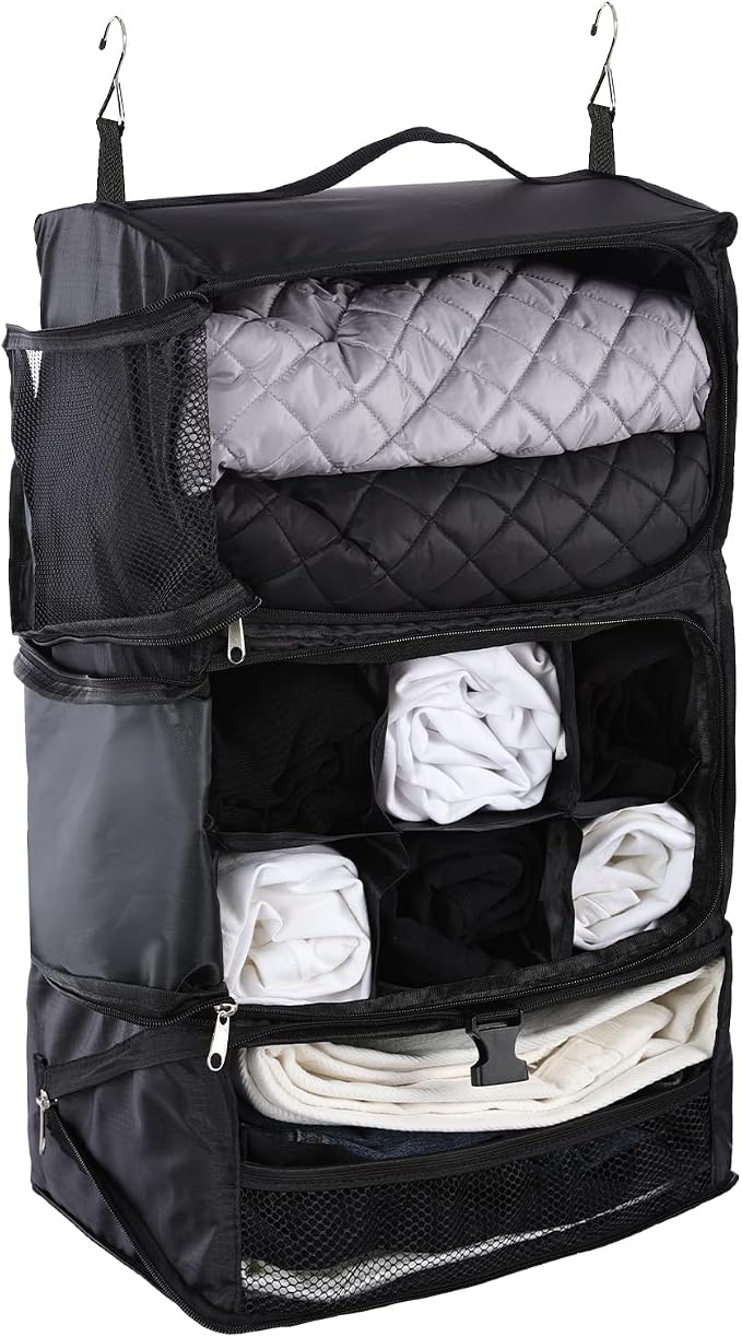 TABITORA Travel Portable Hanging Shelves Closet Organizer Packing Luggage by TABITORA%EF%BC%9ANewStart%EF%BC%8CNewLife