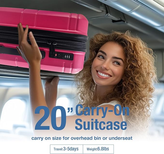 KYME Carry On Luggage 22x14x9 Airline Approved - Image 3