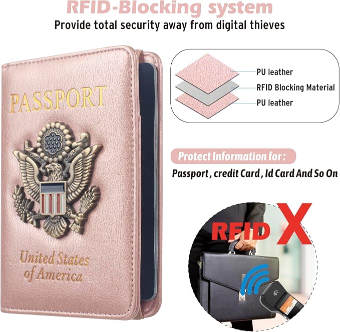 Coowayze US Passport Holder Wallet - Image 2