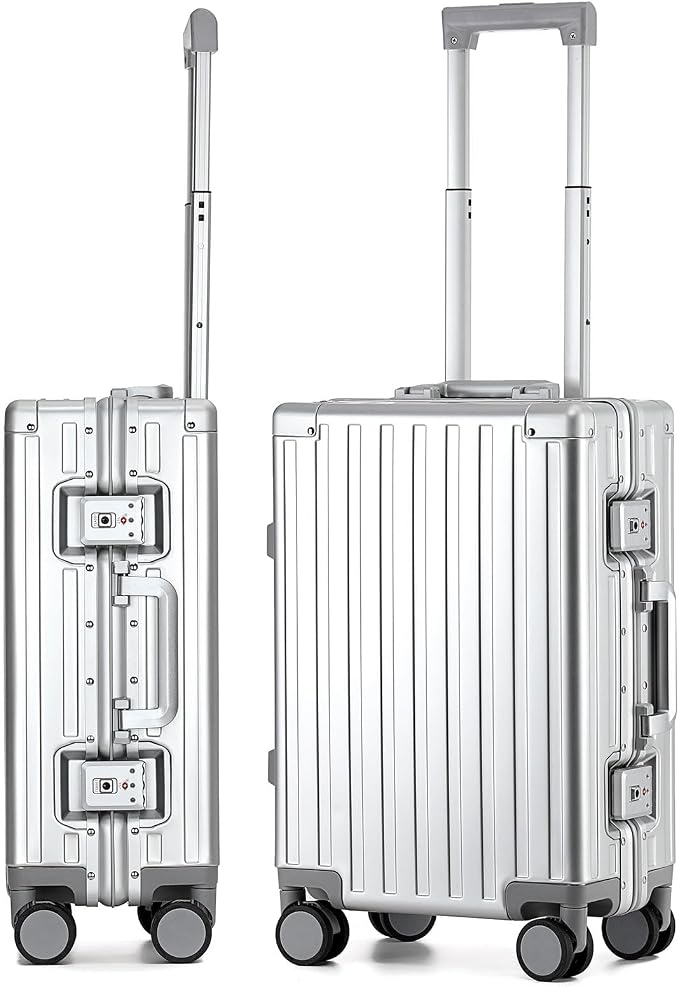 20 Inch All Aluminum Carry On Luggage 22x14x9 Airline Approved by Unknown