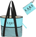 8-Pocket Waterproof Tote for Women -Sandproof Beach Bag by Unknown
