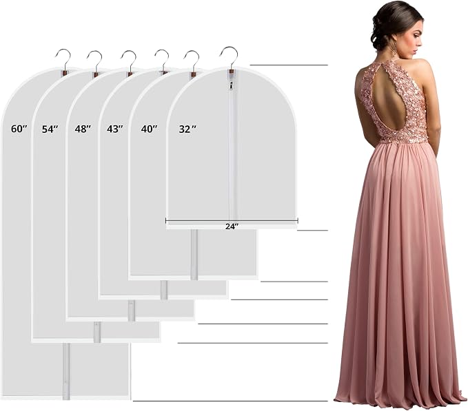 Clear Garment Bags Clothes Covers Protecting Dusts - Image 7