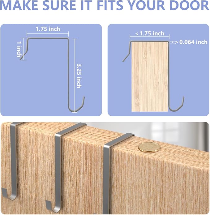 FENTEC 1 Pack Over-the-Door-Shoe-Organizers, Hanging Shoe Organizers - Image 7