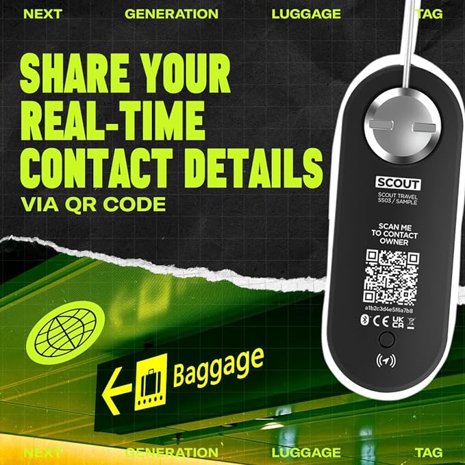 Knog Scout iOS Smart Tag, Tracker & 85d Alarm– Rechargeable Luggage Tag - Image 4