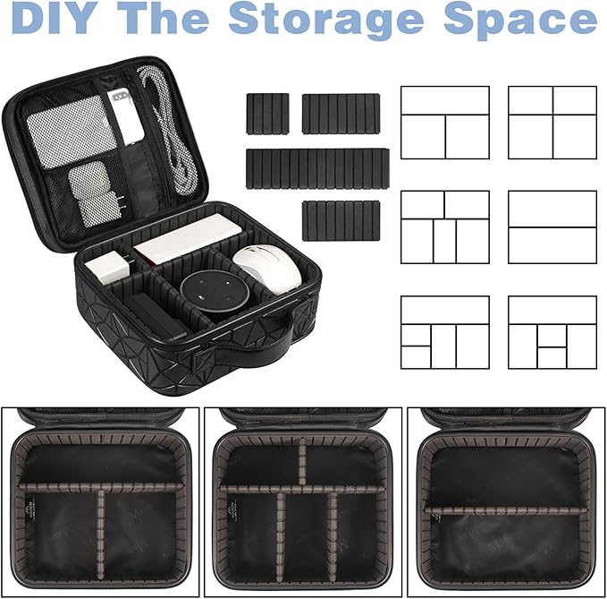 MATEIN Cable Organizer Bag, Waterproof Travel Electronic Storage, Shockproof - Image 4