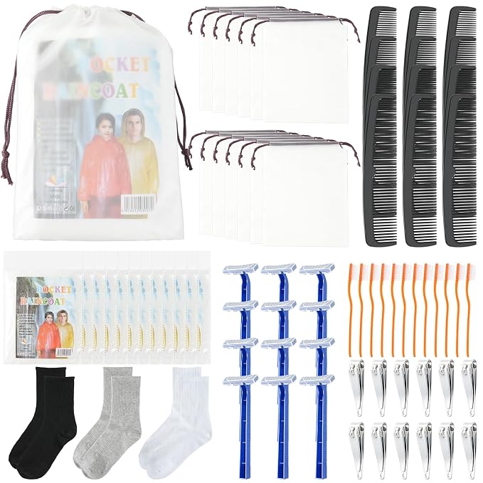 84 Pcs Homeless Care Package Supplies Bulk Hygiene Kits by Unknown