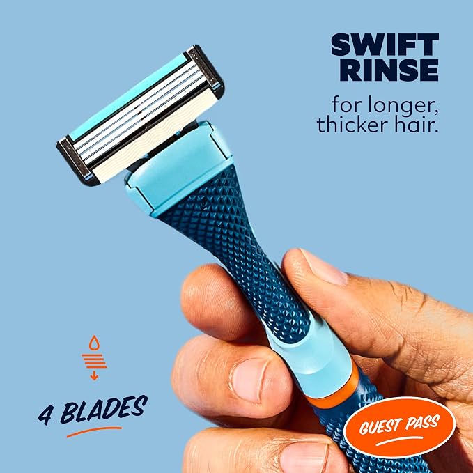 Dollar Shave Club | The Guest Pass Shave Set | 2 Swift Rinse Refill Cartridges - Image 5