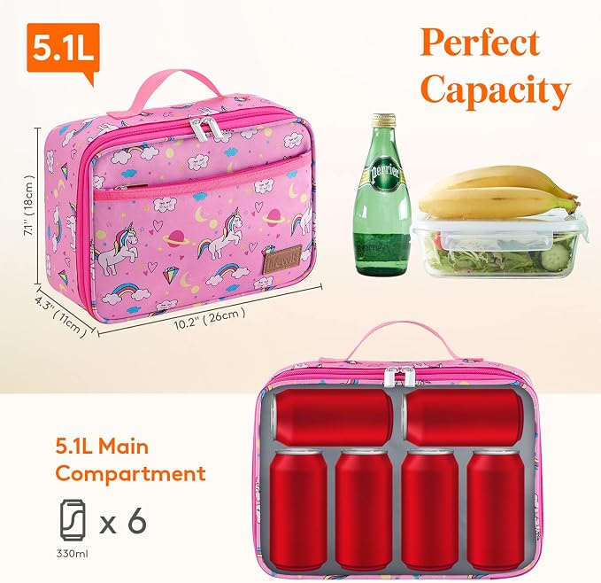 Lifewit Freezable Lunch Box, Insulated Reusable Lunch Bag - Image 3