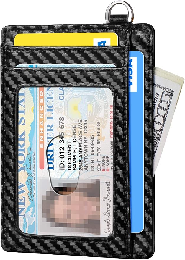 FurArt Slim Minimalist Wallet, Front Pocket Wallets, RFID Blocking, Credit Card - Image 2