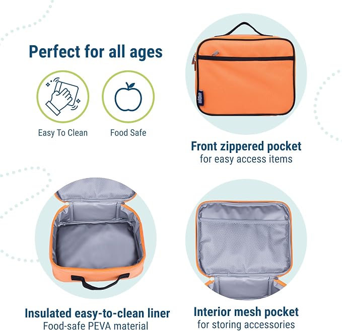 Wildkin Kids Insulated Lunch Box – Durable and Reusable - Image 4