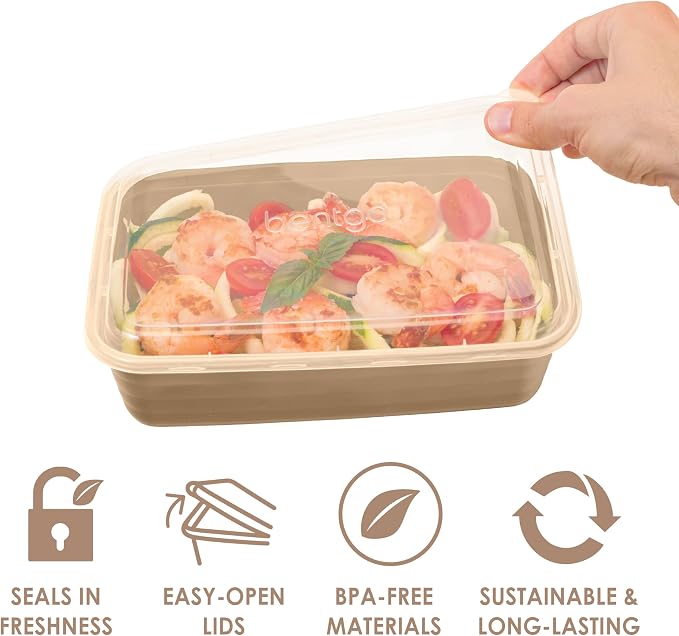 Bentgo 20-Piece Lightweight, Reusable BPA-Free 1-Compartment Containers - Image 4