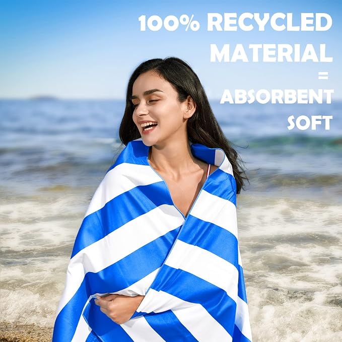 Your Choice Microfiber Quick Dry Sand-Free Beach Towel - Image 5
