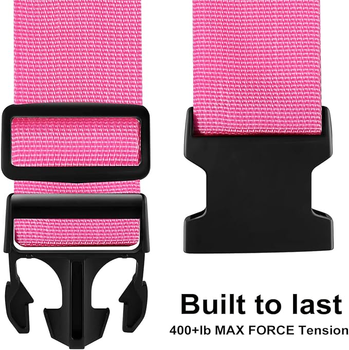 Luggage Straps for Suitcases TSA Approved-2 Pack Bright Personalized Luggage - Image 2