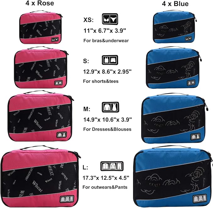 Packing Cubes Luggage Bags Organizer Durable Travel Accessories - Image 2